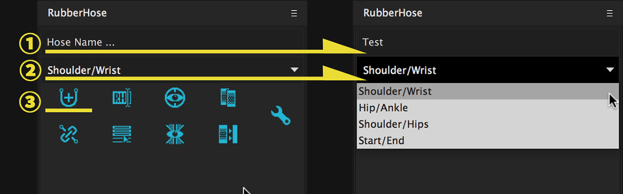 RubberHoseは、After Effectsでキャラクターの手足を簡単に動かすことができる、便利なスクリプト?の画像08