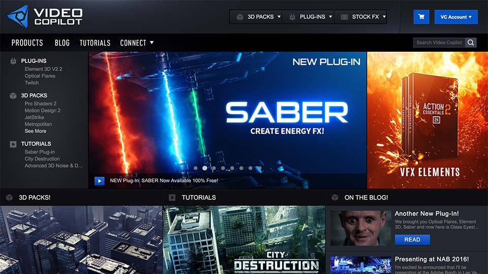 After Effectsで、レーザーやエネルギーなどのSF表現ができるプラグイン、SABERを導入してみた!の画像02